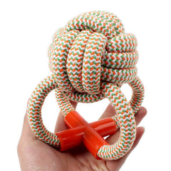 Hand Braided Durable Cotton Rope - Dog Bite/Chewing Toy - Pet Stylo Hand Braided Durable Cotton Rope - Dog Bite/Chewing Toy - Pet Stylo