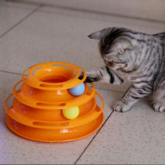 New Crazy Ball Play Disc Cat Toy - Pet Stylo New Crazy Ball Play Disc Cat Toy - Pet Stylo