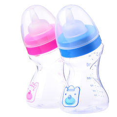 180ml Feeding Bottle With Silicone Nipple for Dog Cat Baby (Random Color)