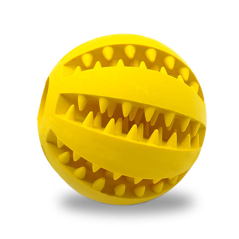Nontoxic Rubber Tooth Cleaning Ball Toy for Puppy/Dogs - Pet Stylo