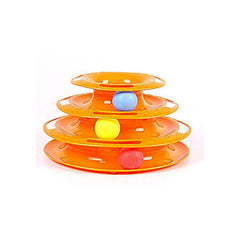 New Crazy Ball Play Disc Cat Toy - Pet Stylo