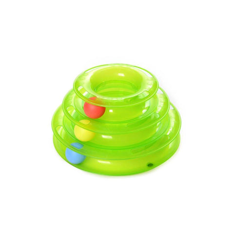 New Crazy Ball Play Disc Cat Toy - Pet Stylo