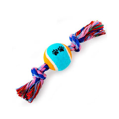 Tennis Ball Knot Durable Dog Toy for Small & Large Dogs
