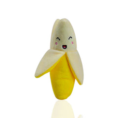 Banana Squeaky Plush Sound Cute Fruit Dog Toy