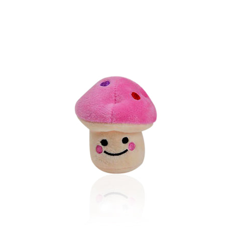 Pink Mushroom Squeaky Plush Cute Dog Toy Pink Mushroom Squeaky Plush Cute Dog Toy