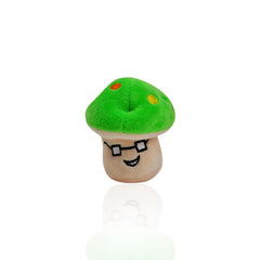 Green Mushroom Squeaky Plush Cute Dog Toy