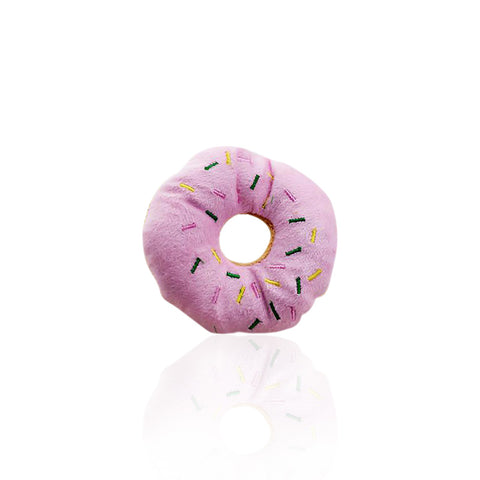 Pink Doughnuts Squeaky Plush Cute Dog Toy Pink Doughnuts Squeaky Plush Cute Dog Toy