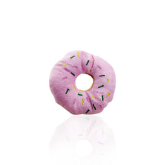 Pink Doughnuts Squeaky Plush Cute Dog Toy