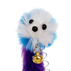 Tease Stick with Colorful Feather Flexible Toy for Cat - Pet Stylo Tease Stick with Colorful Feather Flexible Toy for Cat - Pet Stylo