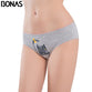 Cotton Mixed Color Cat Seamless Panties for Girls