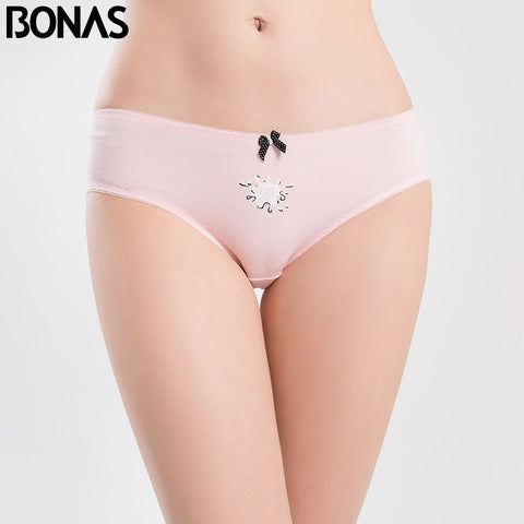 Seamless Cotton Mixed Color Seamless Bow Panties for Girls - Pet Stylo