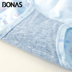 Cotton Mixed Color Cat Seamless Panties for Girls - Pet Stylo