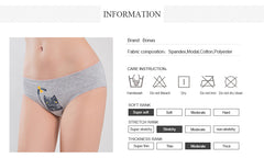 Cotton Mixed Color Cat Seamless Panties for Girls - Pet Stylo Cotton Mixed Color Cat Seamless Panties for Girls - Pet Stylo