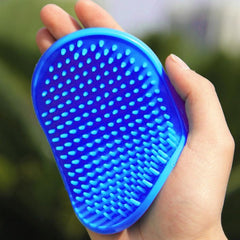 Deshedding Rubber Pet Brush with Glove Touch - Pet Stylo