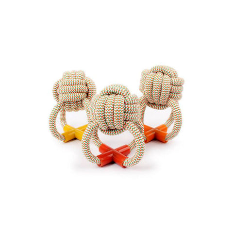 Hand Braided Durable Cotton Rope - Dog Bite/Chewing Toy - Pet Stylo