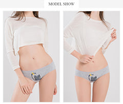 Cotton Mixed Color Cat Seamless Panties for Girls - Pet Stylo